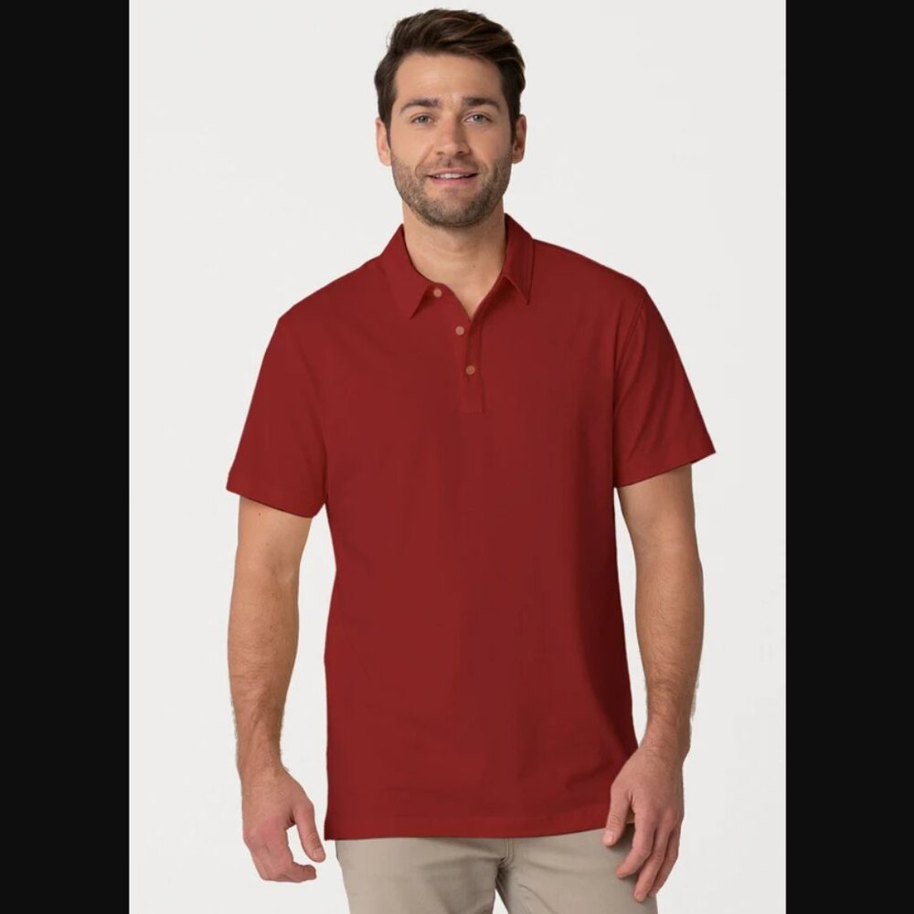 Swet‎ Tailor NEW NWT Mens Large Claret Red All In Polo Shirt Golf Athletic